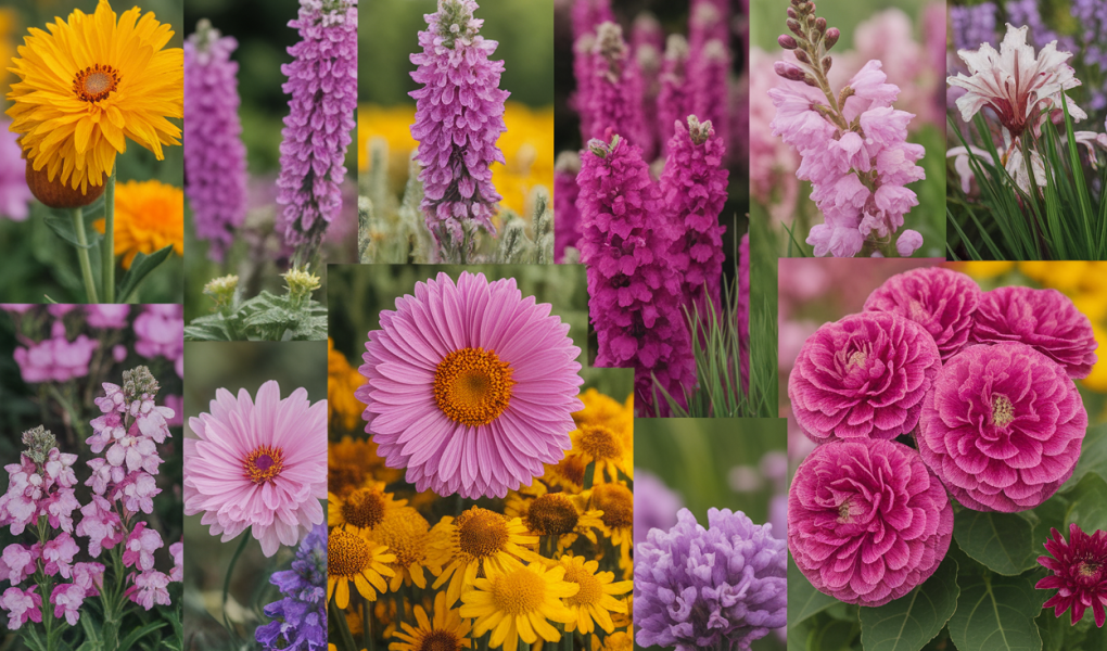 collage-fleurs-jardin-couleurs-vives