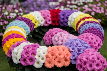 fleurs-lettre-q-colorees-jardin-flou