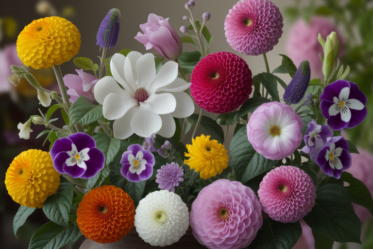 Fleurs en M : Liste Complète avec Photos