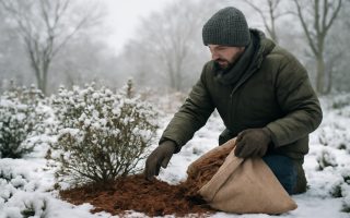 jardinier-hiver-plantes-neige-arbustes