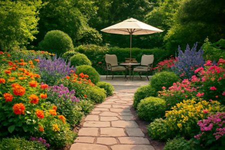jardin-fleurs-chemin-terrasse-meubles