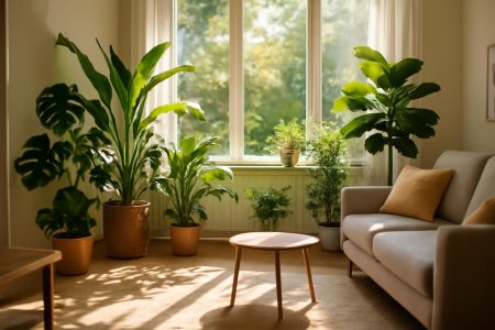 salon-moderne-plantes-fenetres-soleil