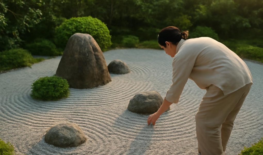 jardin-zen-graviers-pierres-plantes