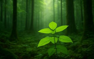 plante-rare-foret-dense-lumiere-douce