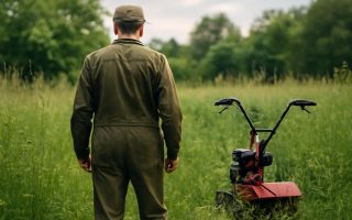jardinier-vetements-travail-herbes-hautes-motoculteur