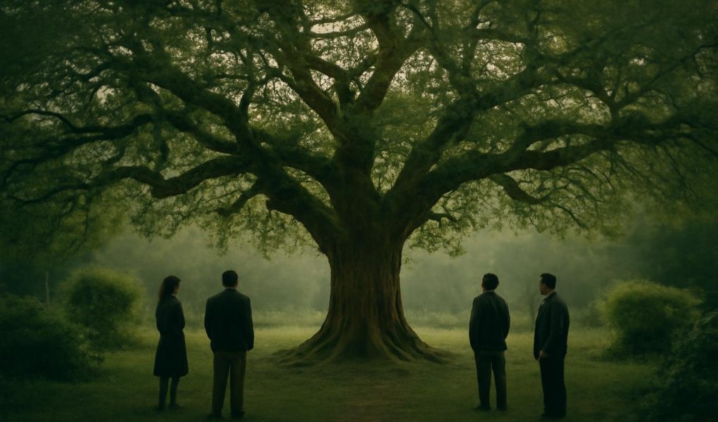 noyer-central-personnes-jardin-mystere