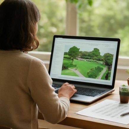 personne-dos-ordinateur-jardin-3d