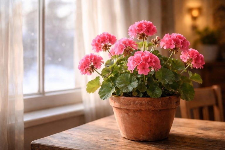 Géranium en Hivernage : Comment le Conserver Tout l&rsquo;Hiver ?