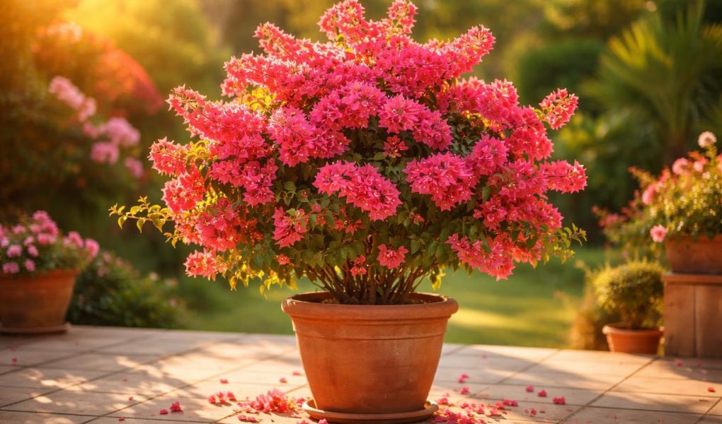 bougainvillier-pot-fleurs-terrasse-ensoleillee