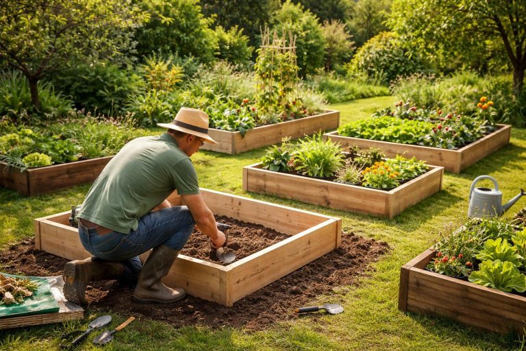 Fabrication d&rsquo;un Carré Potager : 11 Modèles à Recopier