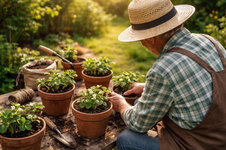 Fraisier en Pot : Comment Planter et Réussir la Culture ?
