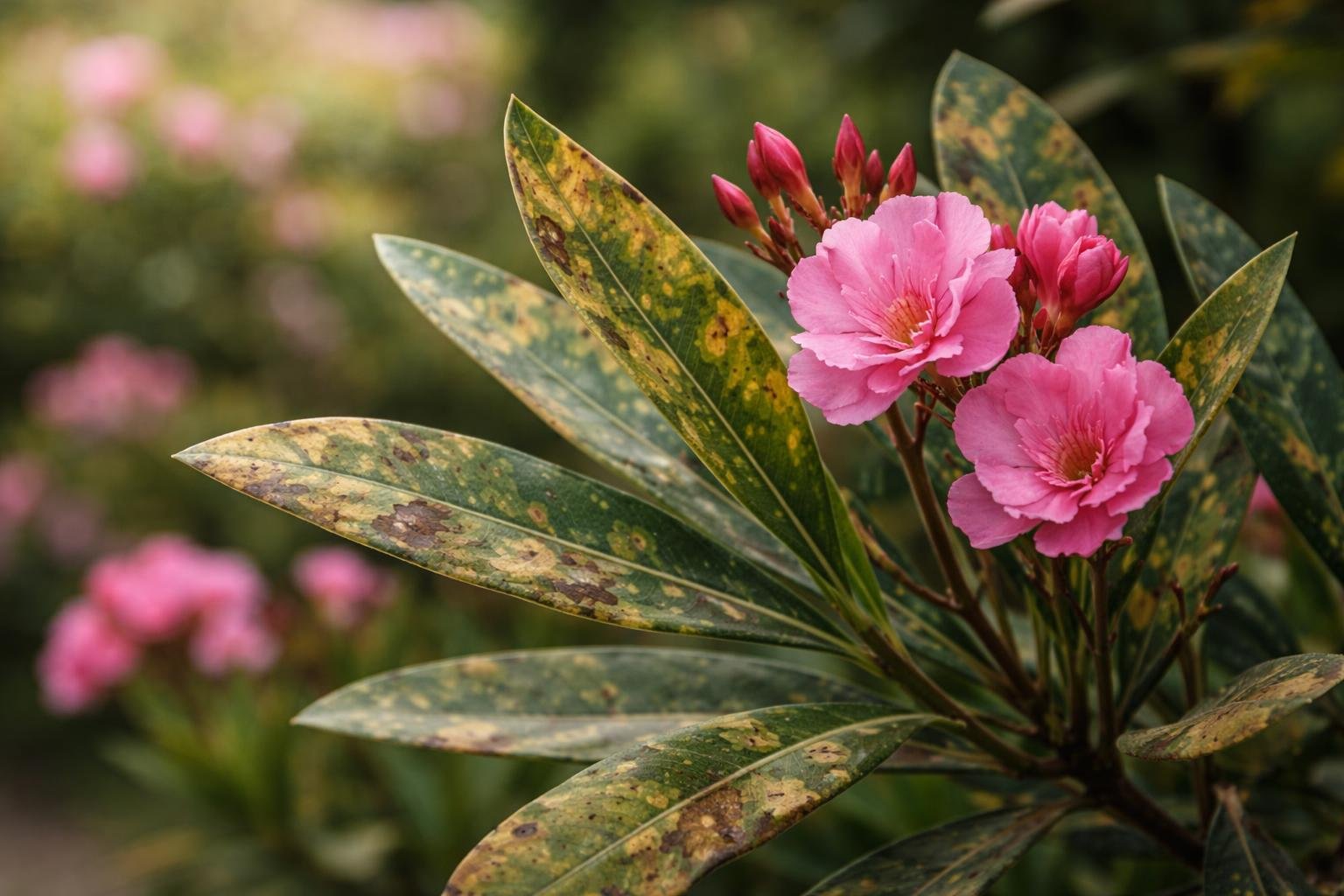 Photo Maladie Laurier-rose : Comment les Identifier ?